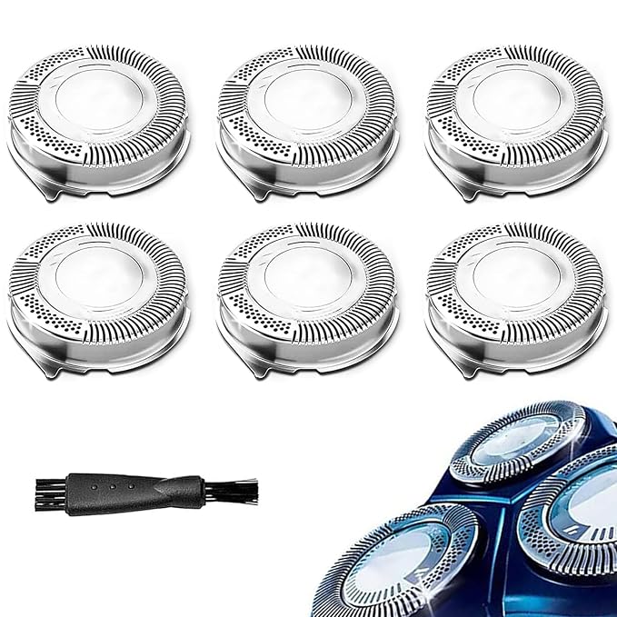 HQ8 Replacement Heads Compatible with Philips Norelco Aquatec Replacement Blades,6 New Upgraded Blades for Philips Norelco Aquatec Replacement Heads for hq8505 PT720 PT730 AT880 At830 AT810 AT815