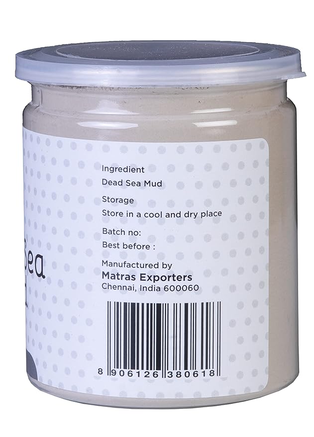 Dead Sea Mud Powder | 1 Lb | Detoxifies and Exfoliates The Skin | 100% Natural Mud Face Mask | Clears Acne, Dark Spots & Anti-Aging | By Yogi's Gift®