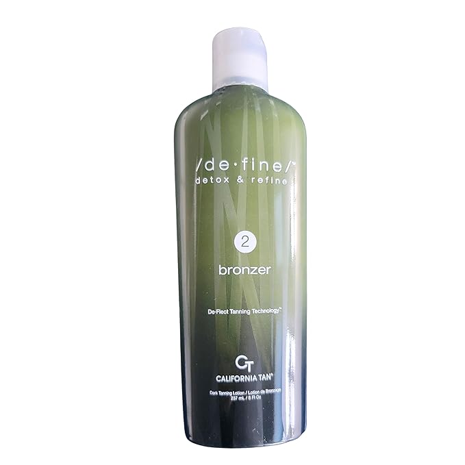 California Tan - De Fine Bronzer - Step 2 Bronzer Tanning Bed Lotion 8 ounce