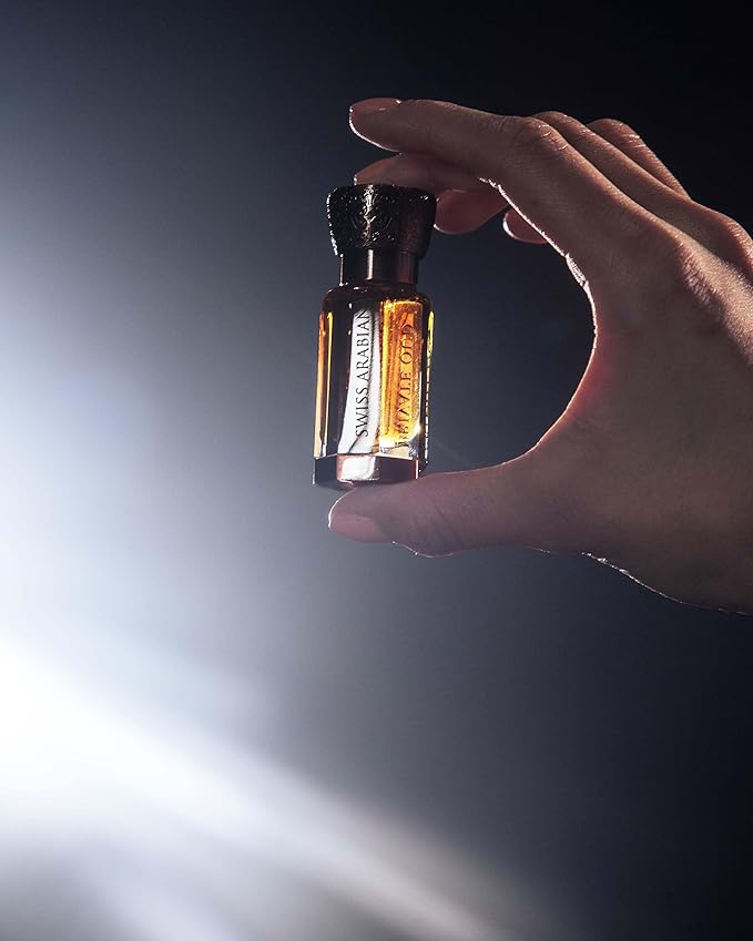 Swiss Arabian Private Oud - Luxury Products From Dubai - Long Lasting, Addictive Personal Perfume Oil Fragrance - A Seductive Signature Aroma - 0.4 Oz