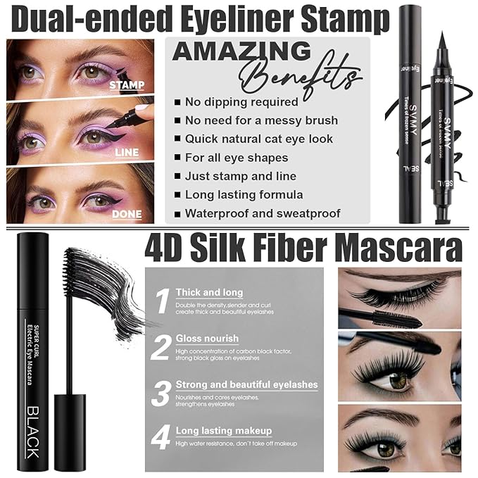 Naked All in One Makeup Kit for Women - Full Kit with 12 Eyeshadows, Foundation, Lipstick Set, Mascara, Brush, Sponge, Eyebrow Powder, Soap, Eyeliner (#102)