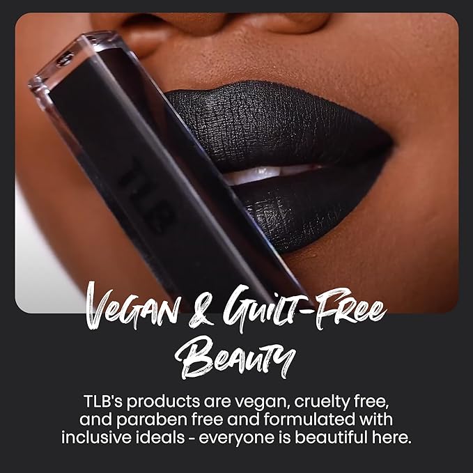 The Lip Bar - Nonstop Liquid Matte Lipstick, Back to Black (Black) - High Pigment - One Swipe - Long Lasting - Jojoba Oil & Vitamin E - Vegan & Cruelty Free - Makeup & Cosmetics - .24 fl oz