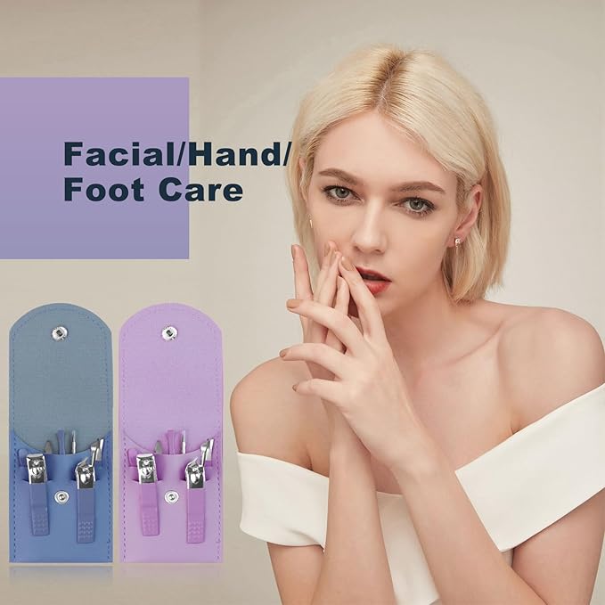 Manicure Set Bulk, Nail Clippers Kit Stainless Steel Fingernail Clippers Set, Sturdy Nail Tip Cutter Trimmers Professional Grooming Toenail Clippers Personal Pedicure Kits Gift (20 Pack 9 in 1)