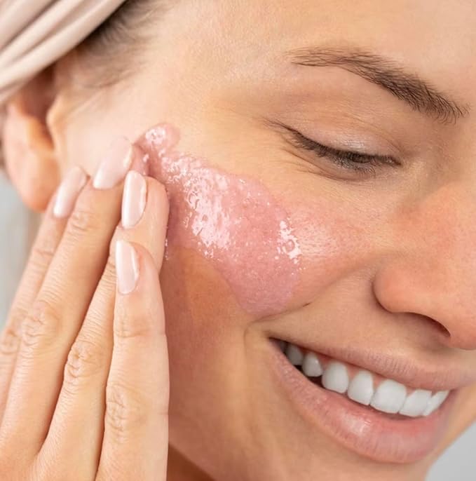 Watermelon & Cactus Hydrating Face Scrub – 1.5 fl oz, Deep Pore Cleanser with AHA, Exfoliates Skin & Impurities, Vegan & Free of Parabens & Sulfates, VitaBoost™ Loofah (Pack of 3, Watermelon & Cactus)