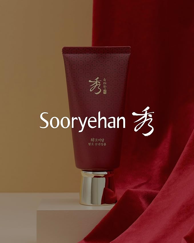 Sooryehan Hyobidam Fermented Cleansing Foam (5.4 fl oz) - Korean Skincare for Thorough Cleansing, Moisture Retention, and Softening Effects. with Baekhyodan™ to Remove Impurities