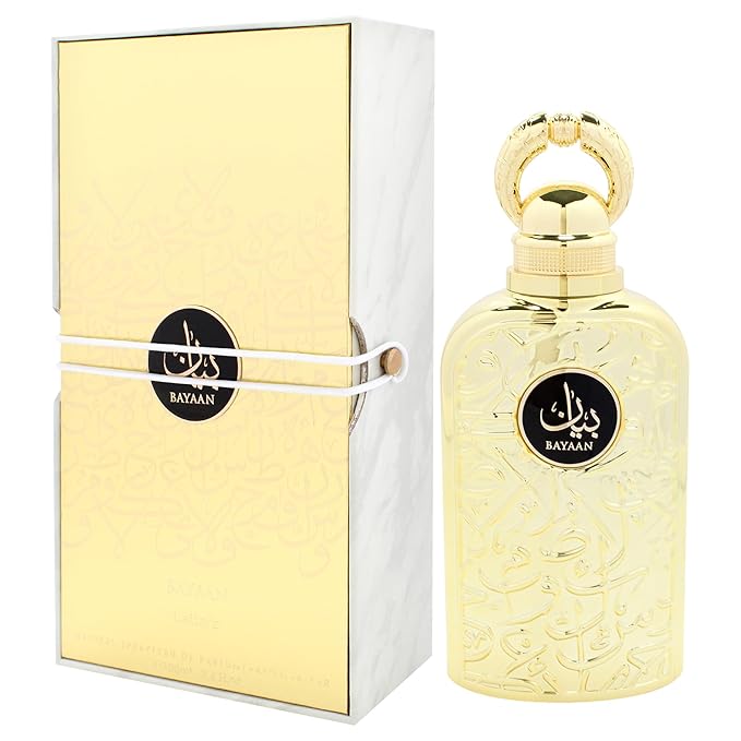Lattafa Bayaan Eau de Parfum Spray for Women, 3.4 Ounce