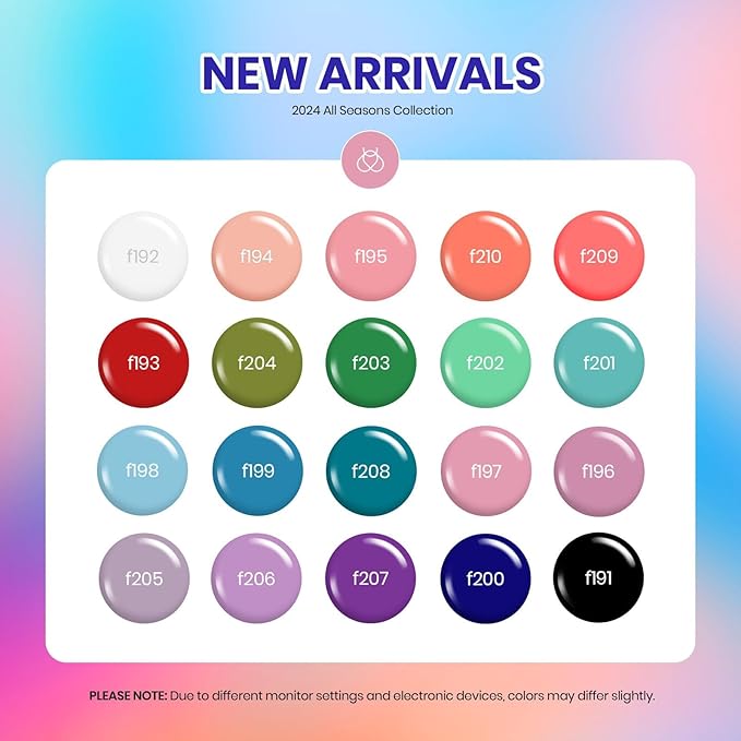 Beetles Gel Nail Polish Set, 23pcs Gel Polish Kit, 20 Colors Pink Green Blue Uv Gel Polish with Base Top Coat, All Season Manicure Tools for Beginners Nail Art Home Gift for Women