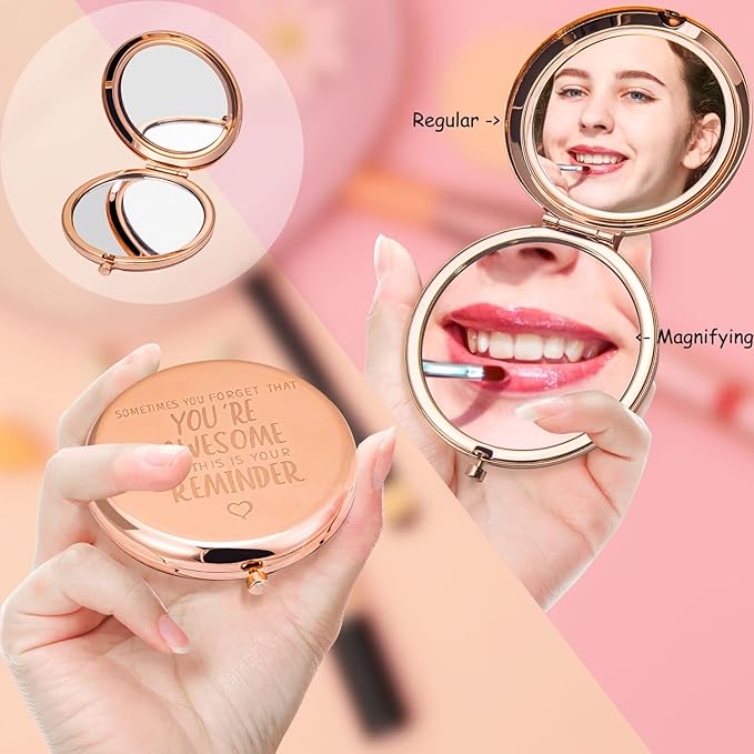 Birthday Gifts For Women-Relaxing Spa Gift Basket Box For Her Mom Sister Best Friend Unique Happy Birthday Bath Set Gift Ideas - Birthday Gift Boxes For Women(Rose Gold)