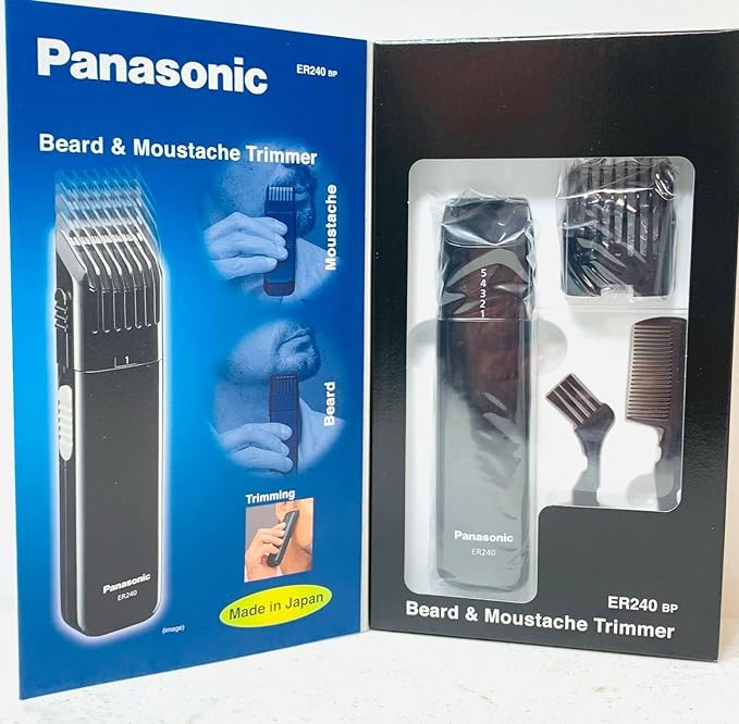 Panasonic ER240B Beard & Mustache Trimmer for Men