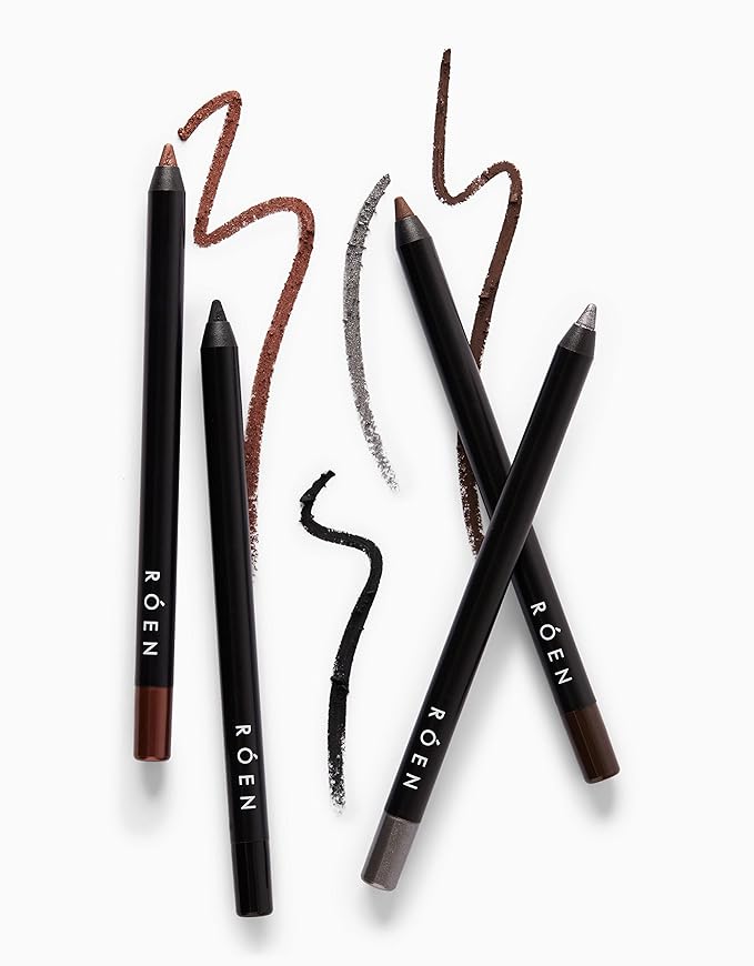 RÓEN - Eyeline Define Eyeliner Pencil | Vegan, Cruelty-Free, Clean Makeup (Matte Black)