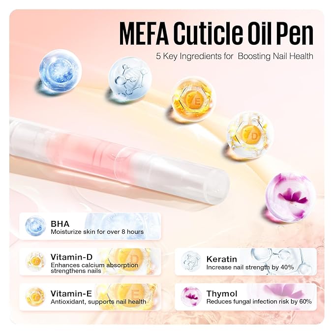 MEFA Gel Nail Polish Kit with UV Light, Electric Nail Drill with 6PCS Drill Bits and Cuticle Oil Pen, 32 Colors All Seasons Soak Off Gel Polish Set with Matte/Glossy Base Top Coat