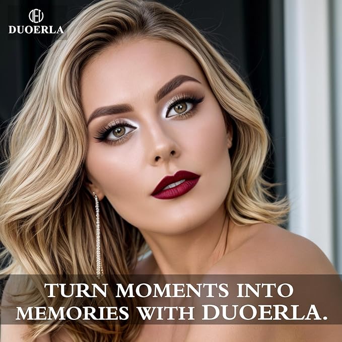 DUOERLA Magnetic Eyelashes Natural Look,Wispy Cat Eye Magnetic Lashes with Eyeliner Kit,Upgraded Long Lasting,Reusable,Easy to apply,Black,with Applicator,Vegan & Cruelty Free 10 Pairs,