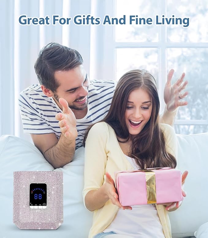 UV Nail Lamp Nail Dryer: HOUSMV Cordless Rechargeable UV Light for Gel Nails 60W, Professional Diamond LED Nail Dryer with 4 Timer Setting & Auto Sensor, Fast Nail Light Curing Lamp for Salon & Home