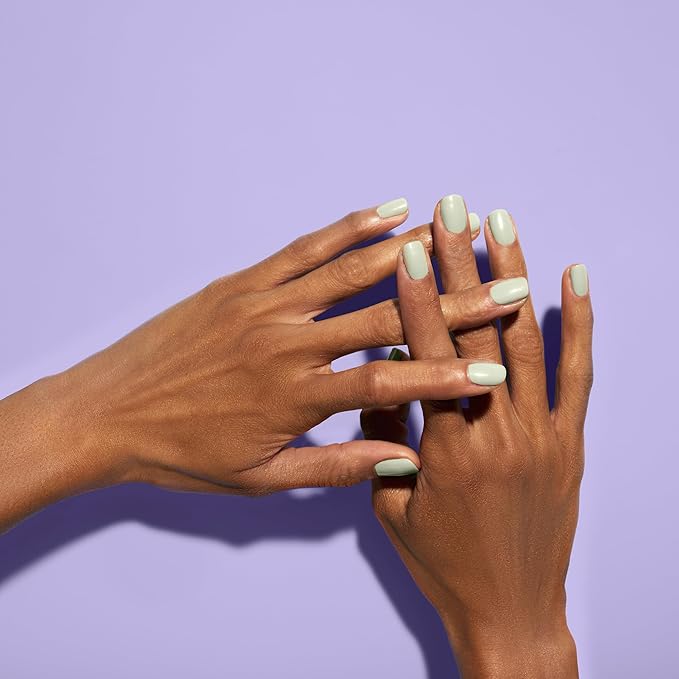 Dazzle Dry Nail Mini Lacquer (Step 3) - Honeydew - A pale minty green with yellow undertones. Semi-sheer cream. (0.17 fl oz/ 5 Manicures)