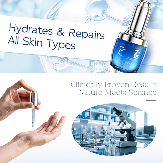 Copper Peptide Serum-Peptide Serum for Face & Neck,Anti-Aging Wrinkle-Advanced Youthful Skin Face Elixir - GHK-Cu, EGF, Hyaluronic Acid - Anti-Aging, Firming,Moisturizing-Korean Skin Care,25mL/0.88 Oz