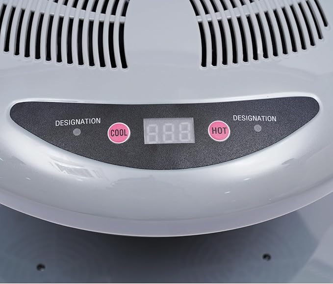 Professional Nail Dryer,400W Air Nail Fan Blower Dryer Machine Auto Induction Warm and Cool Wind,Manicure Tool with Sensor,for Fingernail & Toenail Curing,Silver