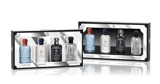 Original Penguin 4-Piece Mini Gift Set - fresh, aquatic, woody - men's mini cologne kit