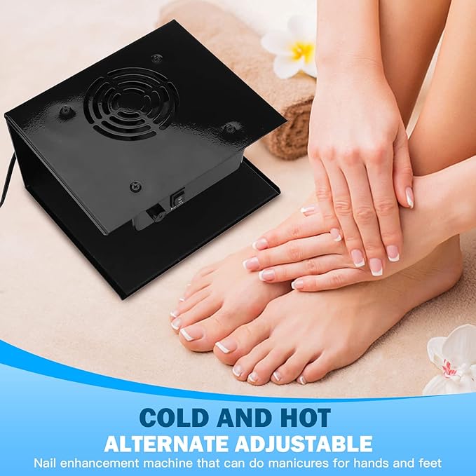 Nail Dryer Fan for Regular Polish 110V 300W Professional Nail Drying Fan with Hot and Cool Air for Hands and Feet Salon Air Nail Dryer Blower Fan for Manicure Salon and Home Use