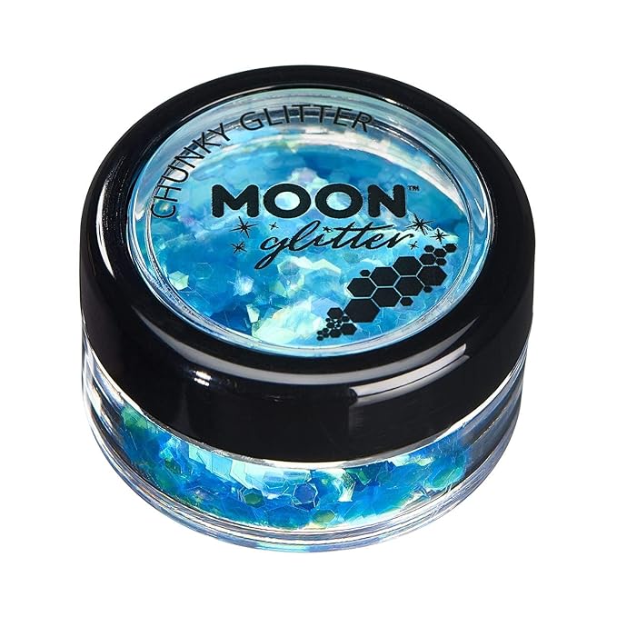 Mermaid Glitter Kit by Moon Glitter - 100% Cosmetic Glitter for Face, Body, Nails, Hair and Lips