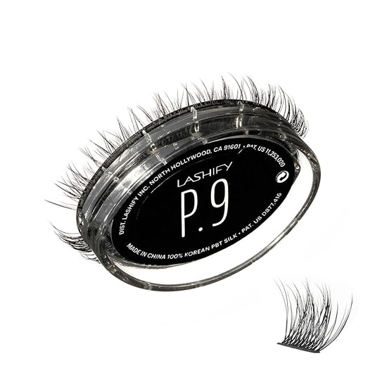Lashify Plushy 9mm Gossamer Lashes in Black, Easy DIY False Lashes for a Voluminous Yet Still Natural Look