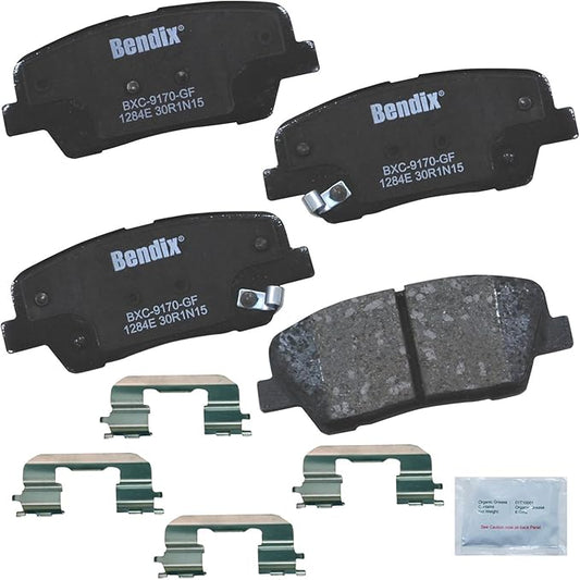 Bendix Priority1 CFC1284E Ceramic Rear Brake Pads for Hyundai Equus 2016-2011