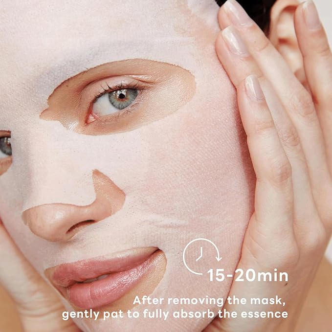 Korean Face Masks Skincare - 20 Pack Hydrating Sheet Masks with 7D Hyaluronic Acid & Resurrection Plant | Facial Masks for Women | Deep Moisture, Soothing Facial Mask for All Skin Types