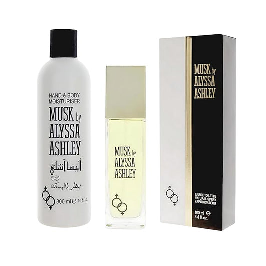 Alyssa Ashley Musk Perfume and Lotion Set