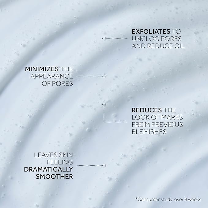 No7 Derm Solutions AHA Exfoliant & Face Toner with Lactic & Glycolic Acid - AHA Smoothing Treatment - Controls Oil and Minimizes Pores - for Oily & Blemish-Prone Skin (1 Fl Oz)