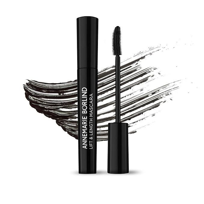 ANNEMARIE BÖRLIND - LIFT & LENGTH MASCARA BLACK - curly & long eyelashes, 3D-Effect, with natural ingredients & castor oil, eye make-up, 0.27 Fl. Oz.