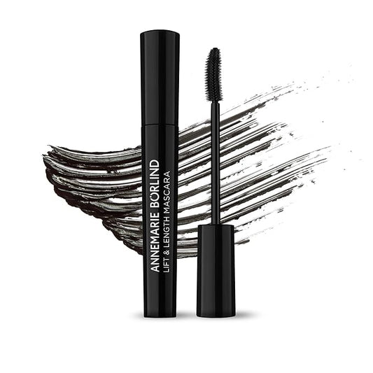 ANNEMARIE BÖRLIND - LIFT & LENGTH MASCARA BLACK - curly & long eyelashes, 3D-Effect, with natural ingredients & castor oil, eye make-up, 0.27 Fl. Oz.