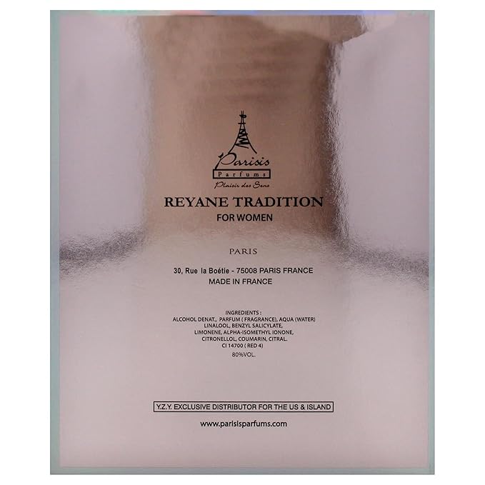 Reyane Tradition Acqua Di Parisis Venizia Reyane Tradition Eau De Parfum Spray for Women, 3.3Ounce