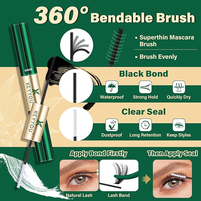 DIY Lash Extension Kit 300pcs Soft Lash Clusters 60D D Curl Easy to Apply with Lash Bond and Seal Lash Applicator Lash Remover Eyelash Extension Kit at Home(RMkit-60D-D-9-18mix)