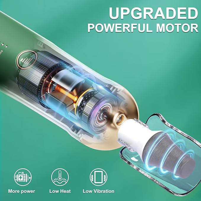 Manicure Kit for Women Men Baby: Eletorot Professional Pedicure Nail File, 8 in 1 Electric Nail File Set, Cordless Pedicure Tools for feet, 5 Speeds Manicure Set, Toe Nail Grinder Kit for Thick Nails