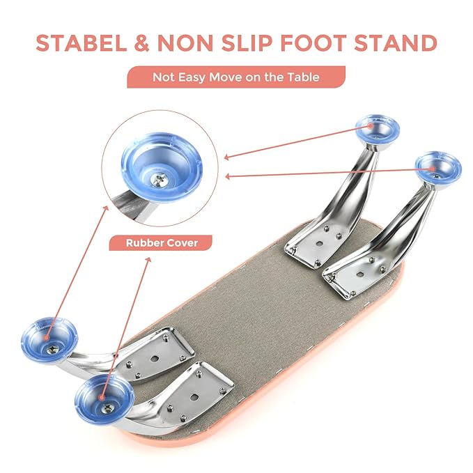 Big Arm Rest for Nails Tech Set: Professional Nail Arm Rest with Nail Table Mat Nail Dust Brush, Premium Hand Rest for Nails Tech Must-have Supplies for Nail Lover Salon Home DIY Use