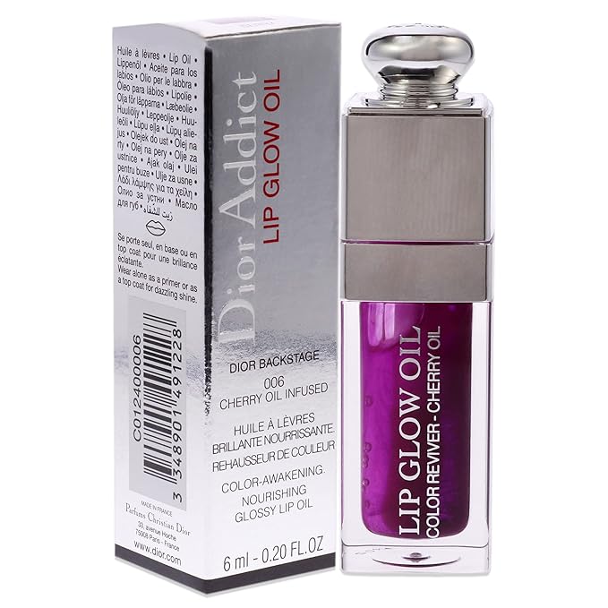 Christian Dior Dior Addict Lip Glow Oil - 006 Berry Women Lip Oil 0.2 oz
