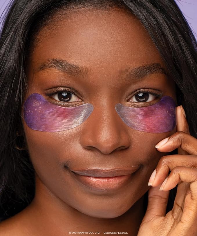 The Crème Shop x Hello Kitty Star Of My Eye - Depuffing Hydrating Hydrogel Under Eye Patches for Puffy Eyes and Dark Circles - 50th Year Anniversary Limited Edition (Pack of 6)