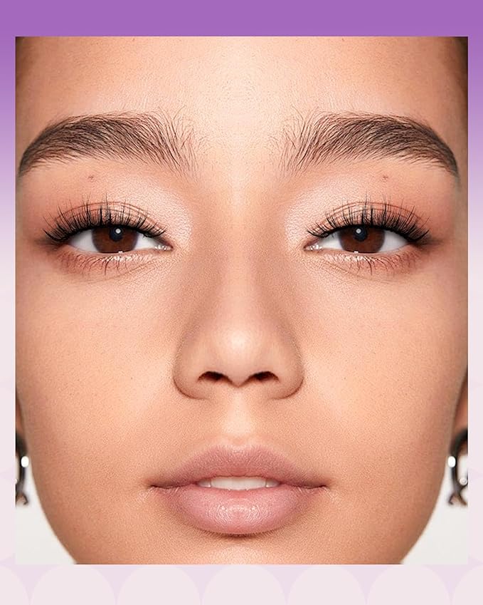 BEYELIAN Magnetic Eyelashes, Soft Natural Look Magnetic Lashes Kit, Magnets False Eyelashes with Applicator Reusable No Glue Needed Eyelashes Easy to Wear and Remove (1 Pair,SME013)