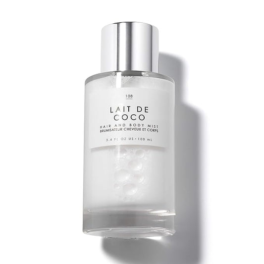 Le Monde Gourmand Lait de Coco Hair & Body Mist - 3.4oz (100ml) - Bergamot, Vanilla, Coconut Fragrance Notes