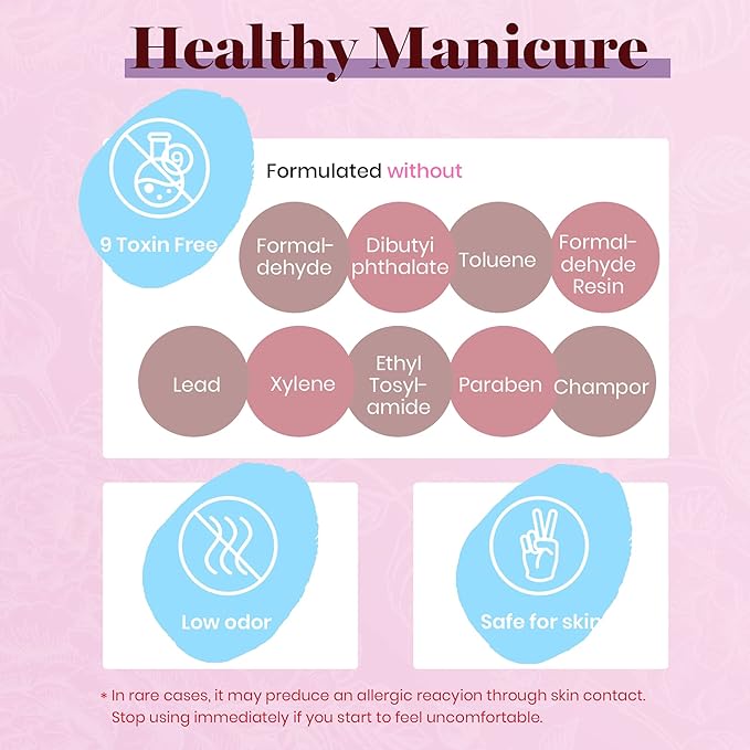 Beetles Purple Gel Nail Polish Set, Dark Purple Grape Rose Petals Color Soak Off UV Light Cure Gel Polish Nail Art Design Gifts for Women