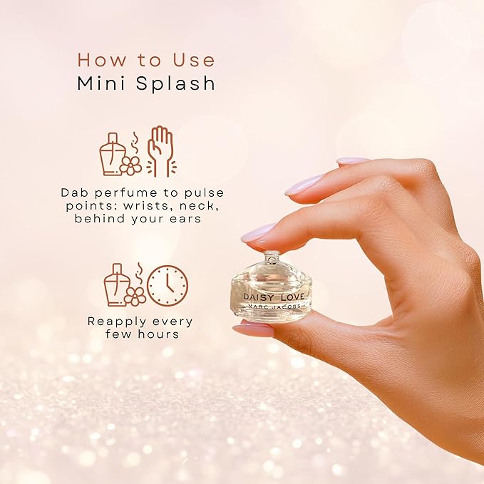 Marc Jacobs Daisy Love Perfume for Women Mini EDT Splash 0.13 Ounce