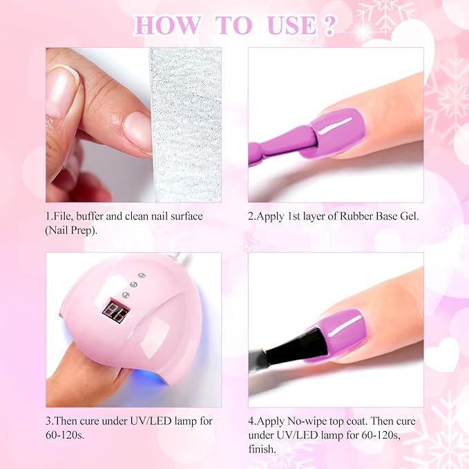 MEET ACROSS Builder Gel Base_Coat for Nails, Macaron Rubber Base Gel Nail Polish 18 Colors Pink Blue Green Nude Rubber Base Gel for Nails All Seasons Nail Design Gifts