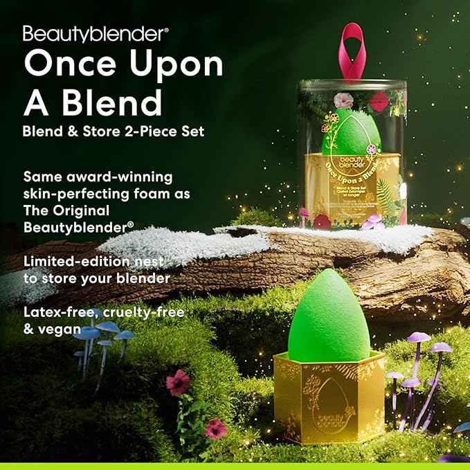 Beautyblender® | Once Upon a Blend Beauty Blender Set | Blend & Store Set Includes 1 Makeup Sponge and 1 Nest