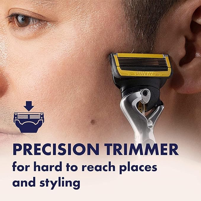 Gillette ProGlide Shield Premium Edition Razors for Men, 1 Gillette Razor, 8 ProShield Razor Blade Refills, 1 Travel Case