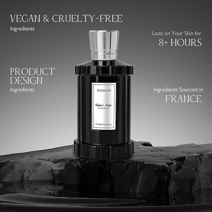 Valor's Path EDP Eau de Parfum for Men & Women – Citrus, Lemon, Fragrance summer scents with Amber & Sandal wood Fragrance– 3.4oz/100ml travel Gift Perfume