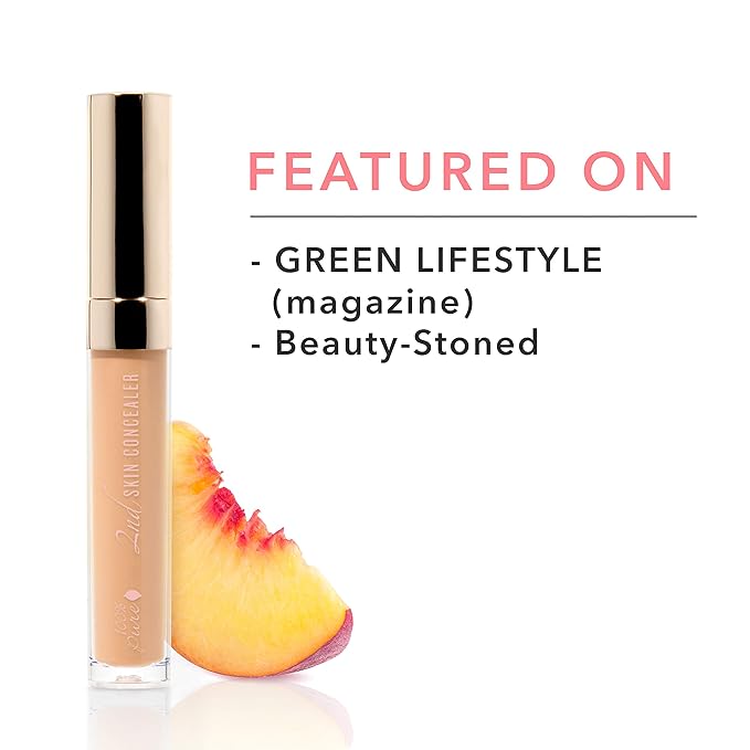 100% PURE 2nd Skin Concealer (Fruit Pigmented), Shade 4, Full Coverage, Lightweight, Liquid Concealer for Face, Under Eyes, Vegan Makeup (For Medium Skin w/Warm Olive Undertones) - 0.17 Fl Oz