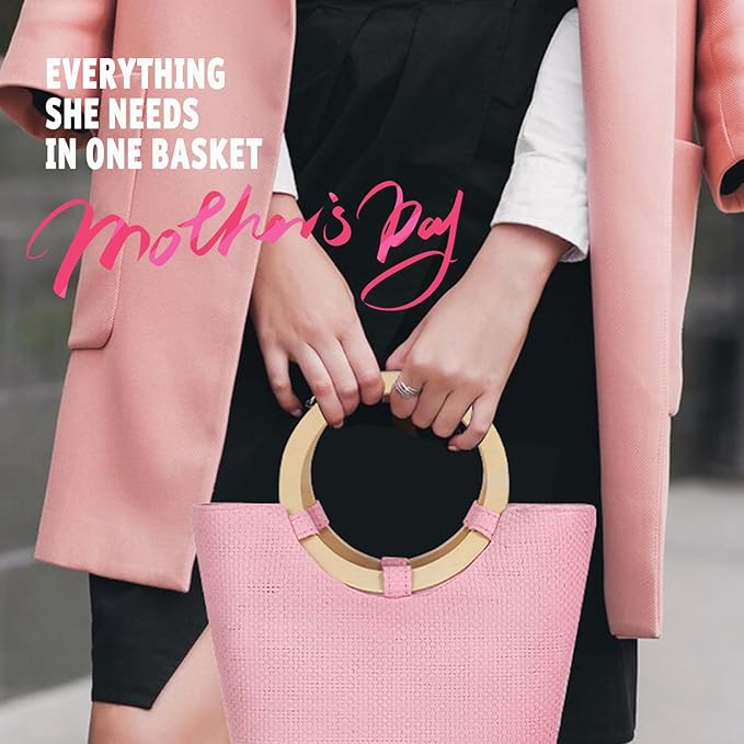 Spa Luxetique Gift Baskets for Women, Mothers Day Gifts for Mom, 11pcs Rose Sets, Relaxing Bath Sets for Women