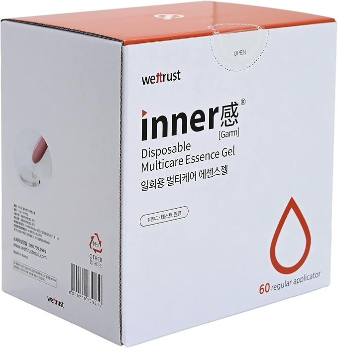 Wettrust innerGarm Multicare Essence Gel Disposable Moisturizing Cleansing Nourishing [1.7g x 60 pcs]