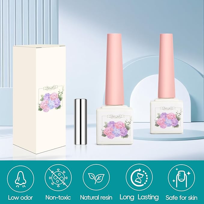 Adhere 7Pcs 12ML Cat Eye Soak Off UV LED Gel Nail Polish, Reflective Glitter Cat Eye, Sparkling Diamond Magnetic Flash Color with Magnet