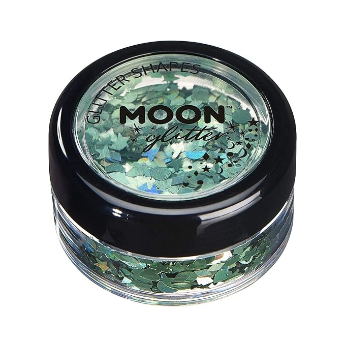 Mermaid Glitter Kit by Moon Glitter - 100% Cosmetic Glitter for Face, Body, Nails, Hair and Lips