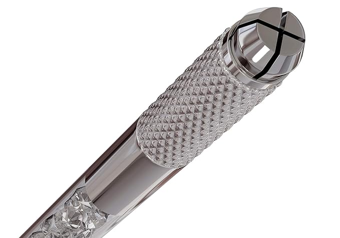 Microblading Supplies 5 Piece Double Sided Manual Pen Kit for Supplies | Durable Aluminum Pen With Lock-Pin Tech & Ergonomic Grip | Shape Eye Brows, Clear